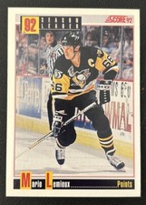 Mario Lemieux 1992 Score #413 92 Season Leader Points