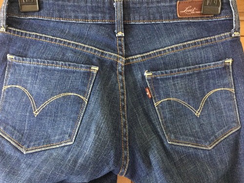 Levis Demi Curve Straight Leg Size 24 X 