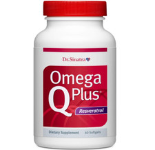 Dr. Sinatra Omega Q Plus Resveratrol - Omega-3 Supplement with CoQ10 and Resv...