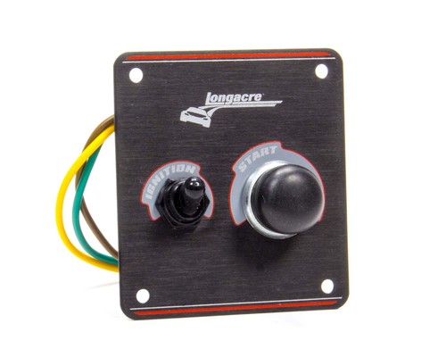 LONGACRE IGNITION ON/OFF SWITCH STARTER PUSH BUTTON ALUMINUM PANEL ...