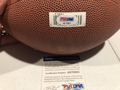 WARREN SAPP Mini Football Ball Signed Autographed Auto Tampa Bay Buccaneers PSA - Picture 3 of 3