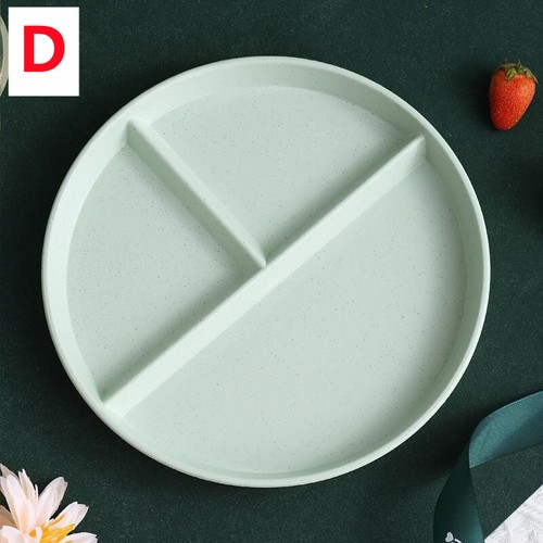3 Compartment Food Serving Tray Eco-Friendly Wheat Straw Lunch Dinner Plate Tray - Picture 22 of 32