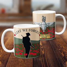 Personalised Parachute 1st BTN Mug British Military Cup Offical Badge Gift VPM32