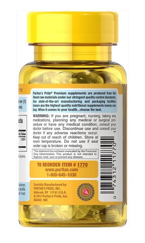 Puritan's Pride Vitamin E 400 IU 100 Softgels Support Heart Health Immune 2025 - Picture 3 of 3