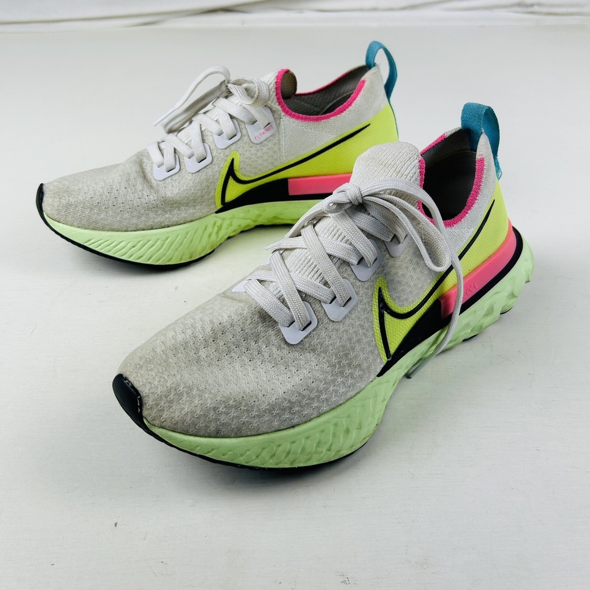 美品Nike React Infinity Run グレー/ピンク27.5㎝ WMNS) Nike React Infinity Run Flyknit 'Grey Pink' CD4372-502
