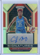 2023 Panini Prizm WNBA ANGEL MCCOUGHTRY #SG-AMC Signatures SILVER PRIZM AUTO