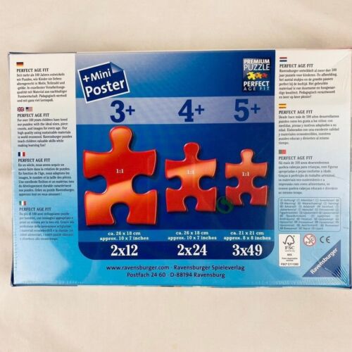Ravensburger Disney Frozen Puzzle Set 3x49 Teile 5+ mit Mini Poster Premium Pe - Bild 2 von 3