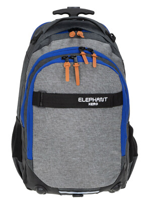 Trolley Schultrolley Elephant Signature Mädchen Jungen Schulrucksack + Heftbox