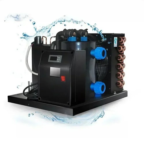 500L-2000L Tragbare Kaltwasserpumpe 0.5-3P Aquarium Eisbad Kühler Heizung - Bild 9 von 11