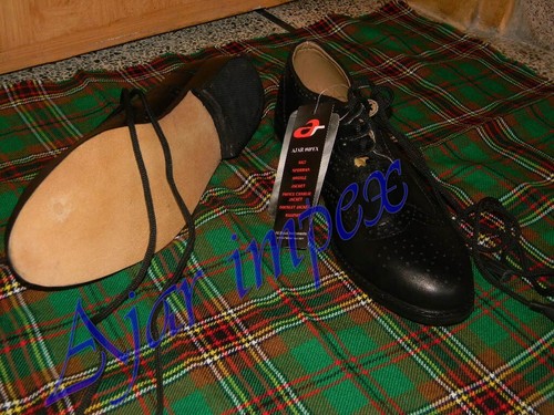 Ghillie Brogues Szkockie buty kiltowe Prawdziwa skóra Ghillie Brogue Tradycyjne  - Zdjęcie 7 z 8