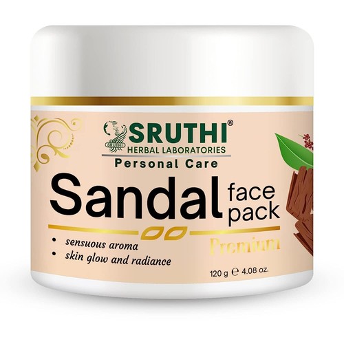 Sruthi Herbal Laboratories Sandal Face Pack 120gm free shipping