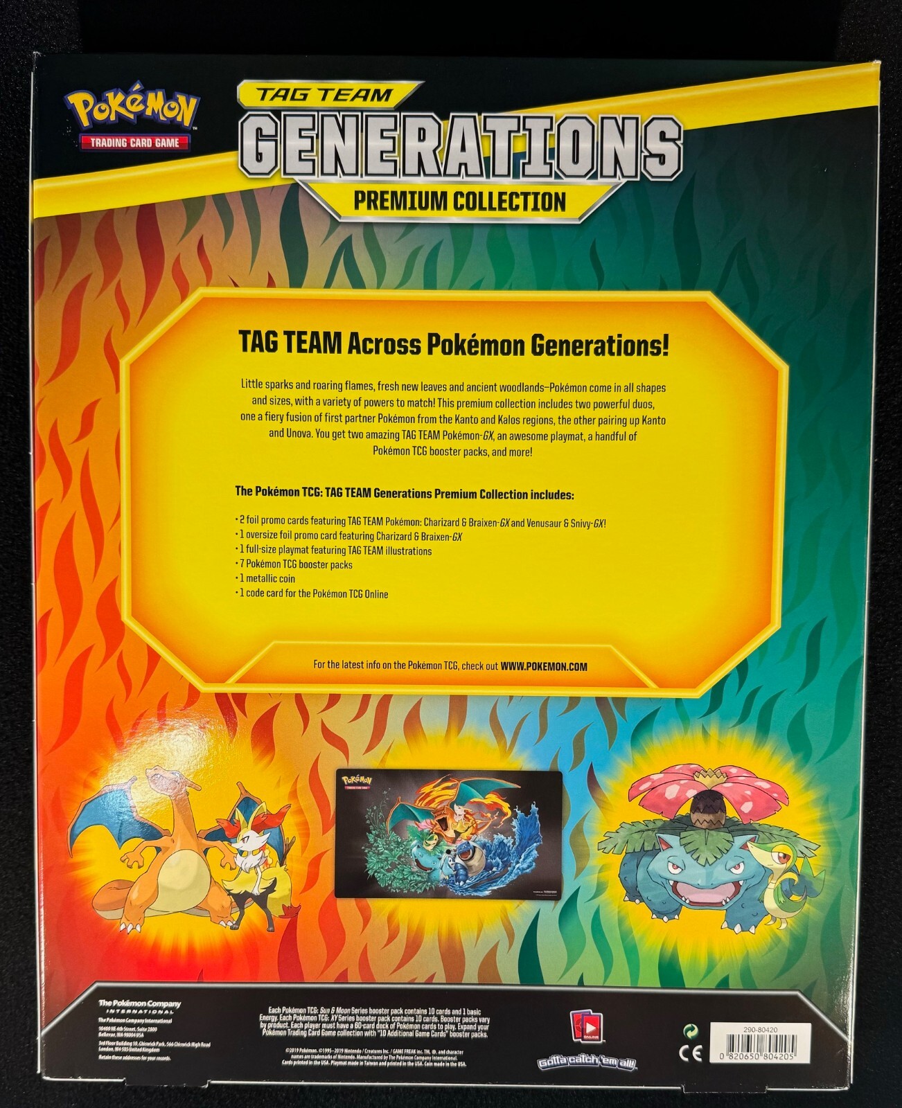 POKEMON 2019 TAG TEAM Generations Premium Collection Box Unified Minds