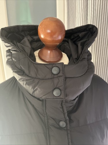 Marie Lund Jacke Longjacke Puffer Daunenmantel Steppjacke Schwarz Gr.40 - Bild 5 von 9