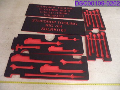 FOAM ONLY Stopdrop Tooling Tool Control Foam Inserts for SDLRKIT01 RIG 784