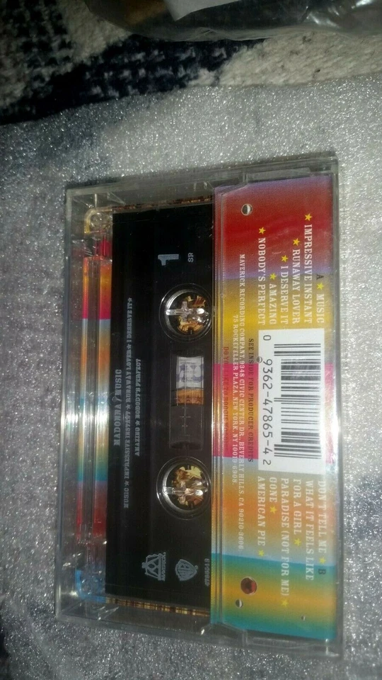 Madonna cassette MUSIC with promotional STICKER pop 2000 - Image 3 of 3