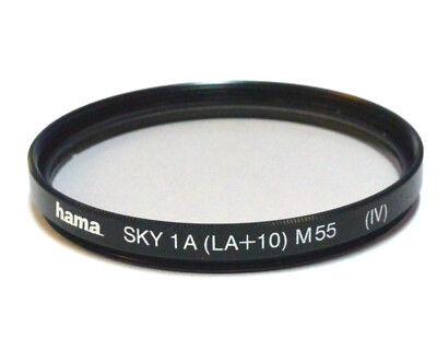 Kamera Objektiv Filter - Hoya 55mm Sky 1A (LA+10) M 55 (IV), Skylight