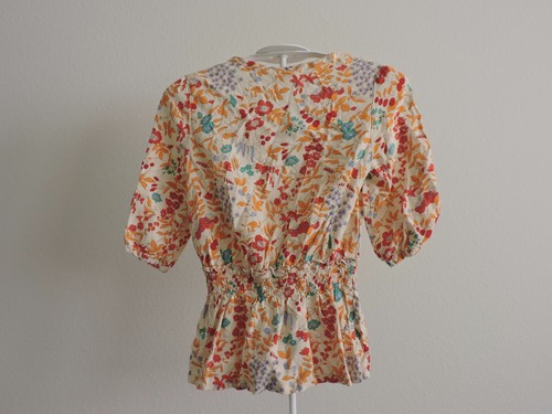 Crazy 8 Girls Boho Shirt Peasant Small 5-6 3/4 Sleeve Play Outdoor School EUC - Picture 3 of 6