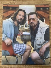 John Goodman &Jeff Bridges Autographed 11x14 Photo The Big Lebowski PROOF