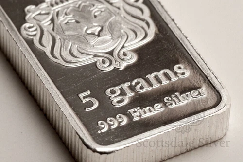 Scottsdale Mint 5 Gram .999 Fine Silver Bar