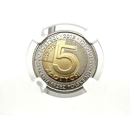 Poland 2018 100th Anniversary of Regaining Independence by Poland Coin NGC MS67 - Picture 4 of 4