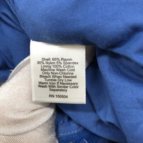 Classic Prep Girls Size 10 Mini Skirt Ruffle Tiered Royal Blue - Picture 7 of 7