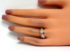 14k yellow white gold .72ct SI3-I1 J diamond round engagement wedding ring 7.5g — photo 9