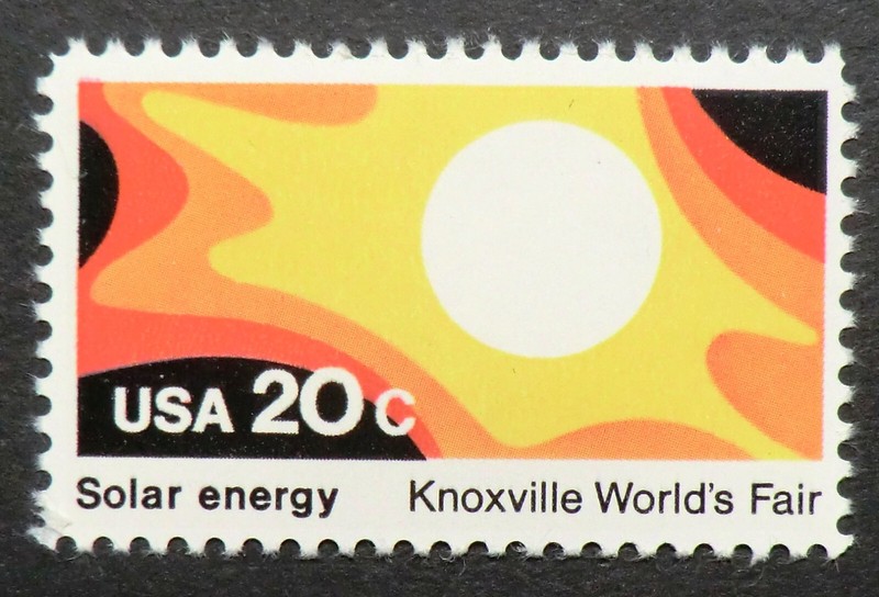 2006 MNH 1982 20c Knoxville World's Fair Tennessee Solar Power panels renewable