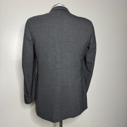 Kuppenheimer Men’s Suit - Gray Solid Jacket 44L & 38W Pants Vintage - Picture 4 of 13