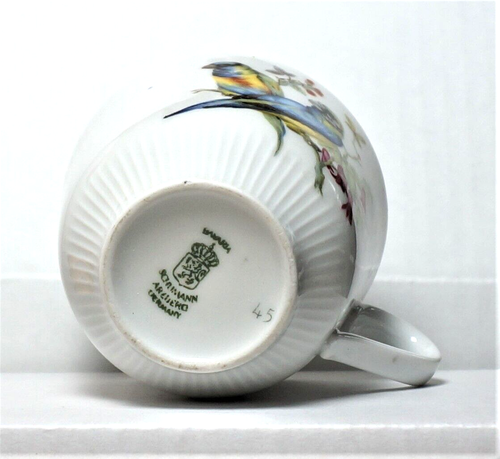 Vintage Bird Cup, Eastern Bluebird, Schuman Arzberg, German porcelain - Picture 4 of 4