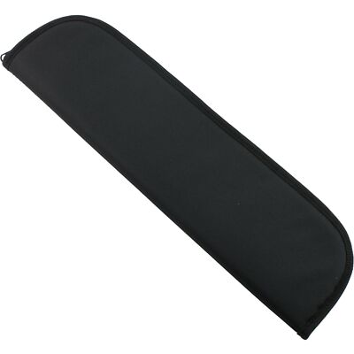 17'' Zippered Knife Carrying Storage Vinyl Case Pouch Pack Black Cordura