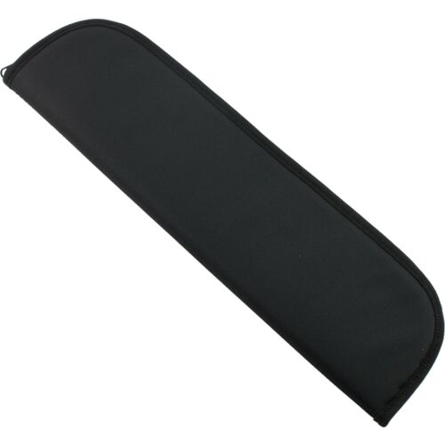 17" Zippered Knife Carrying Storage Vinyl Case Pouch Pack Black Cordura - 第 1/2 張圖片