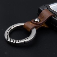 Porte-clés en alliage de titane, anneaux à ressort, accessoires pour