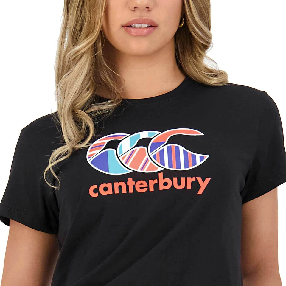 CCC Canterbury Uglies Leisure T-Shirt - Black - LADIES - Sizes 8 - 10 - image 2 of 4