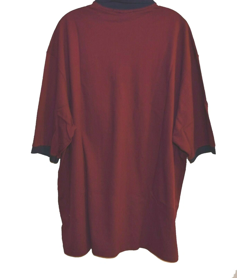 Nueva camisa polo para hombre 100 % algodón XXL Chicago Showcase púrpura Foto 3 de 3