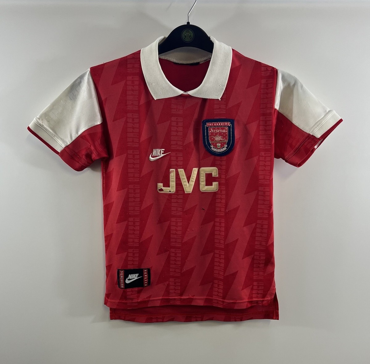 Arsenal Home Football Shirt 1994/96 Children's Small Boys Nike