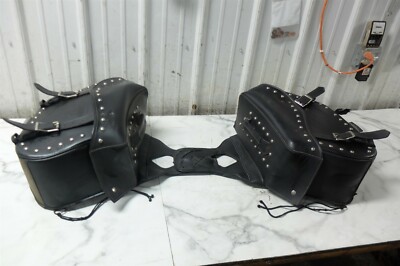 04 Yamaha XV 1700 XV1700 A Road Star saddlebags saddle bags leather