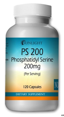 Phosphatidyl Serine 200mg-Memory Enhancement S  120 Capsules, GMO Free Free Ship
