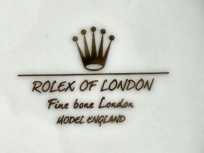 Rolex Of London Divided Plate Dish Hors d'Oeuvres Appetizer RARE