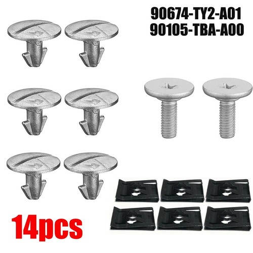 14pcs Engine Lower Cover Screw & Bolt &Access Clip For For CR-V 17-20 New - Bild 7 von 12