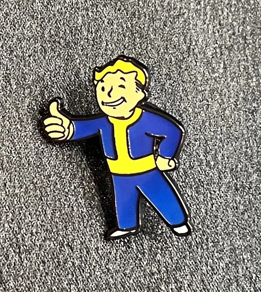 Fallout Vault Boy / Pip Boy Enamel Pin / Brooch / Badge - Video games, Xbox - Image 2 of 4