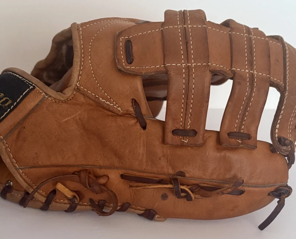 Luva de beisebol Nokona F100 qualidade EUA Pro Line Chief couro marrom destro 11,5" - Imagem 4 de 4