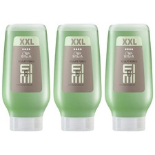 Wella EIMI Sculpt Force XXL Flubber Gel  3 x 250ml Extra Stark Glanz UV Schutz