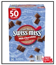 2 PACK - Swiss Miss Milk Chocolate Hot Cocoa Mix 1.38 oz - 50 ct (Total 100 Ct)