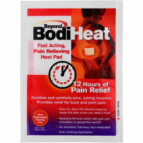 4 Pack Beyond BodiHeat Pain Reliever Heat Pads