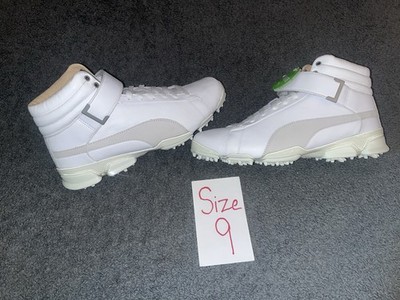 *RARE* Puma Golf TitanTour Ignite High Top Shoes - Size 9- All White