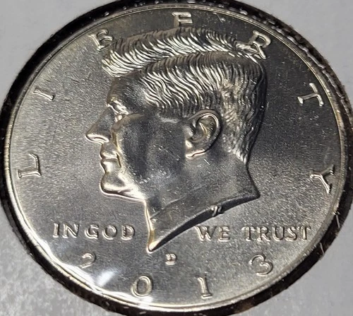2013 D 50 Cent Kennedy Half Dollar! Uncirculated Beautiful Coin!