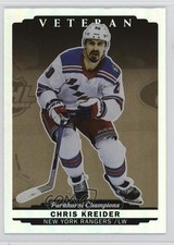 2022-23 Upper Deck Parkhurst Champions Gold Rainbow Chris Kreider #250 18en