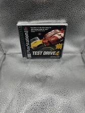 Test Drive 4 (PlayStation 1 PS1) Black Label CIB COMPLETE & TESTED