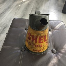 Vintage Oil Jug Pourer quart shell 