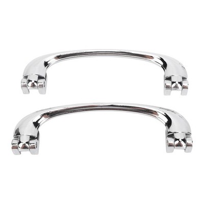 1 Pair Chrome Interior Door Pull Handle Universal LWH106 Wearproof Inside Do SET